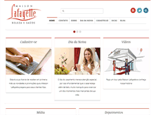 Tablet Screenshot of maisonlafayette.com.br